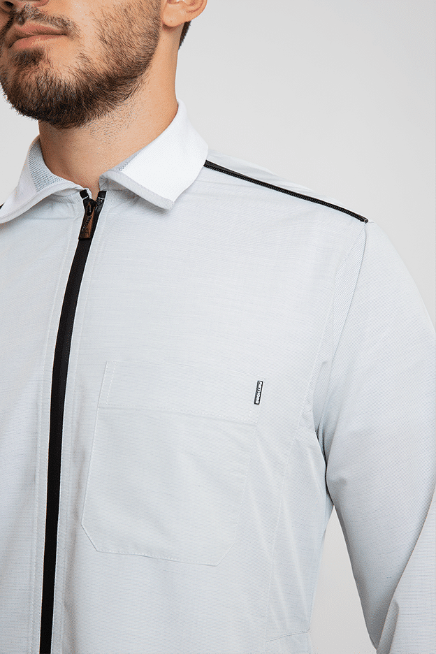 Men's light grey thobe
