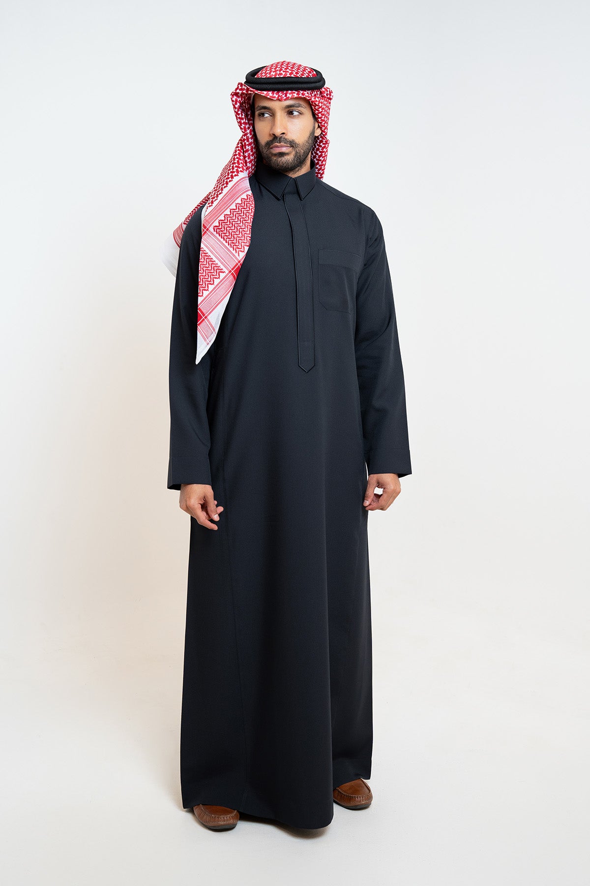 ثوب مزخرف من الشياكة ,سميراميس رجالي, لون أسود