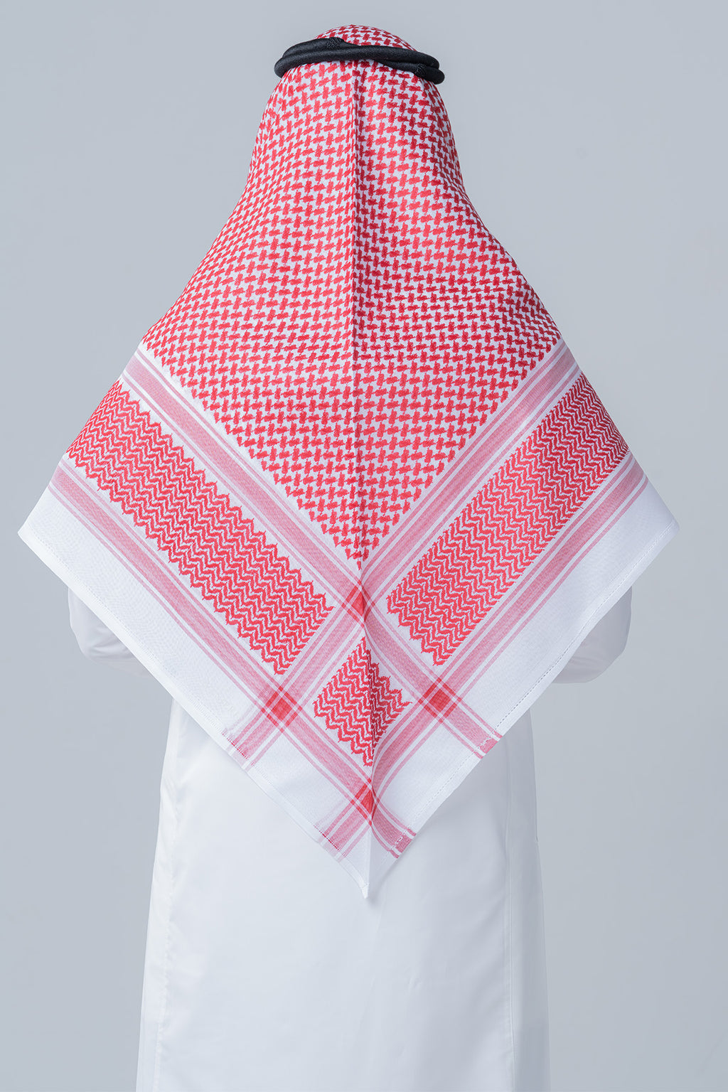 Men's Fanere Al Shiyaka Shemagh - Red