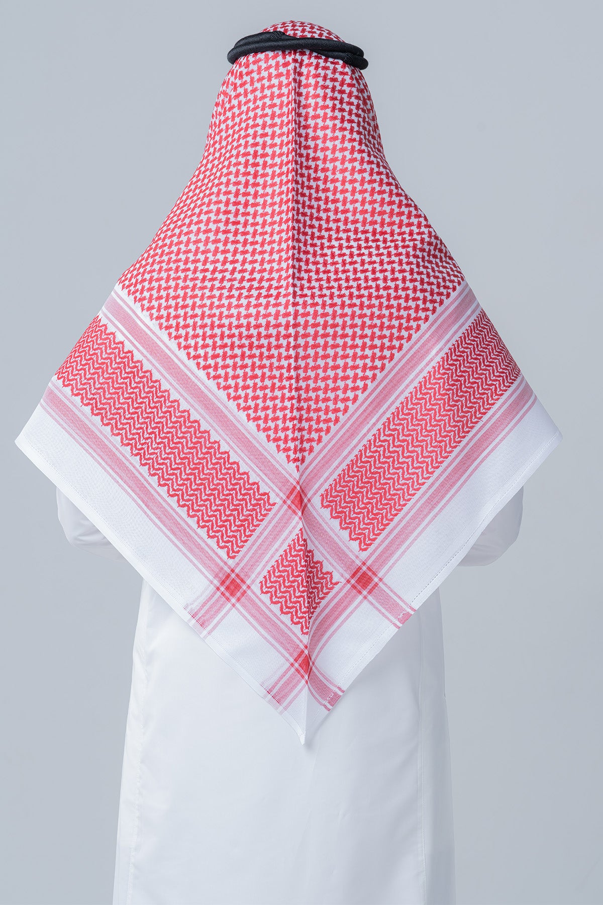 Men's Fanere Al Shiyaka Shemagh - Red