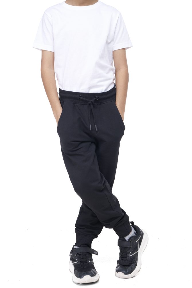 Sweatpants, black, (boys' - youth)
