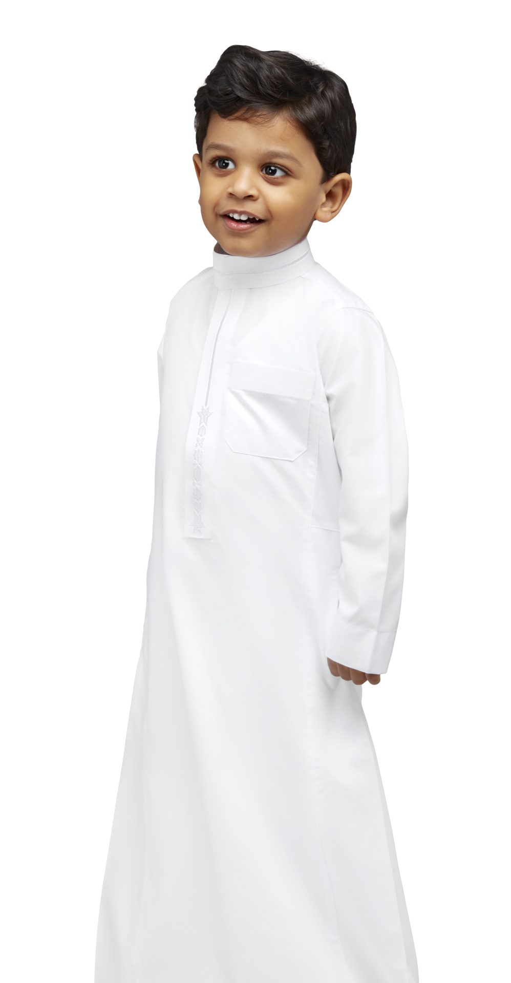 ثوب , زخرفات , ابيض , ولادي