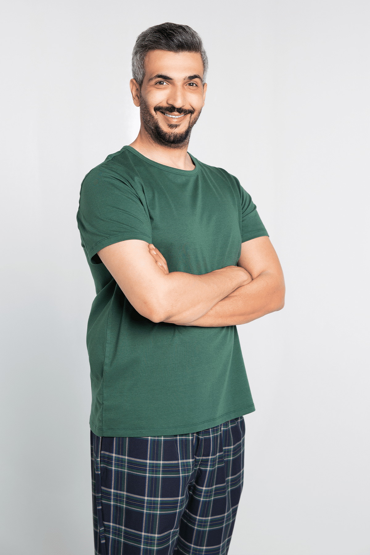 Green pajamas set