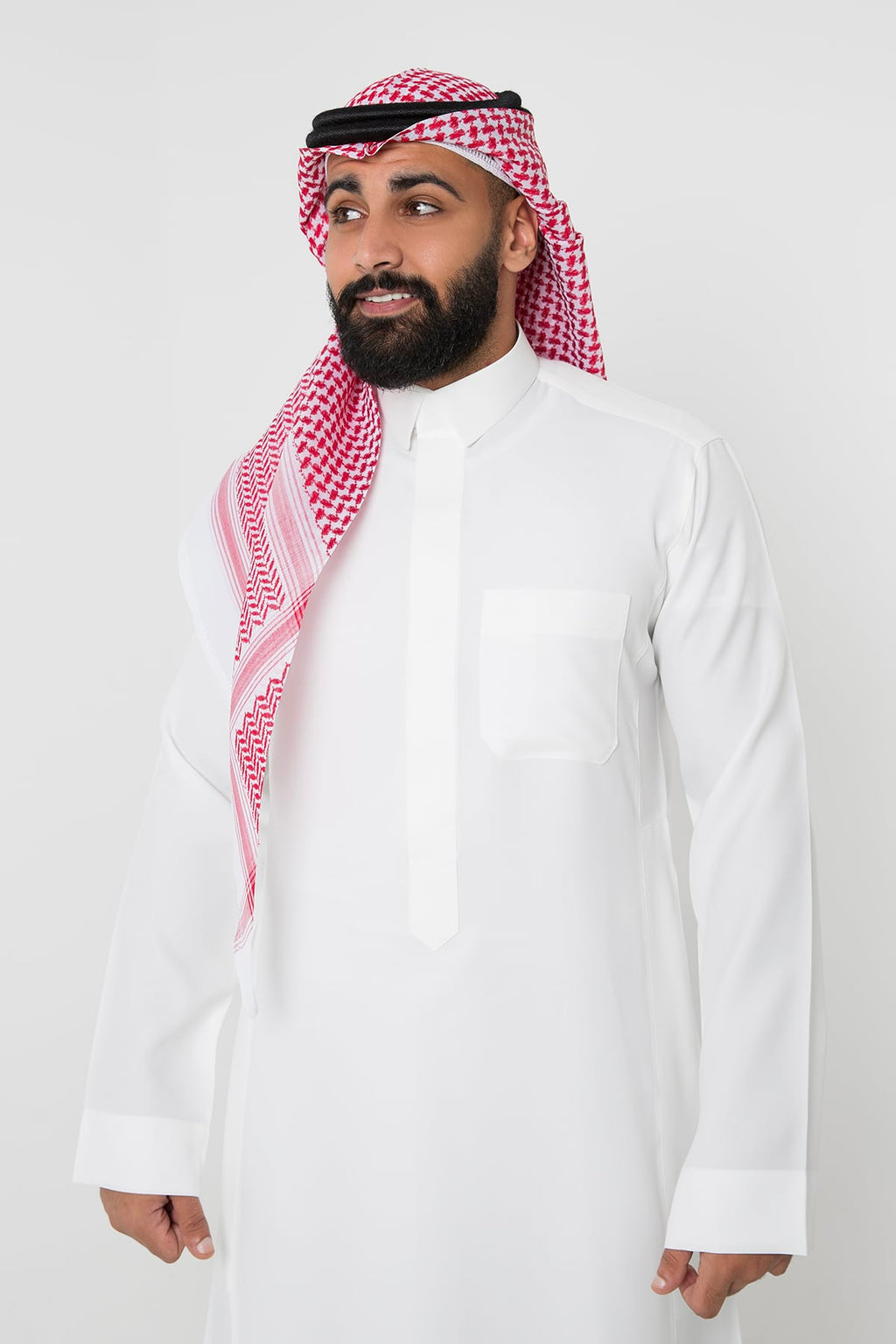 ثوب فاخر, قماش سميراميس, ياقة قلاب
