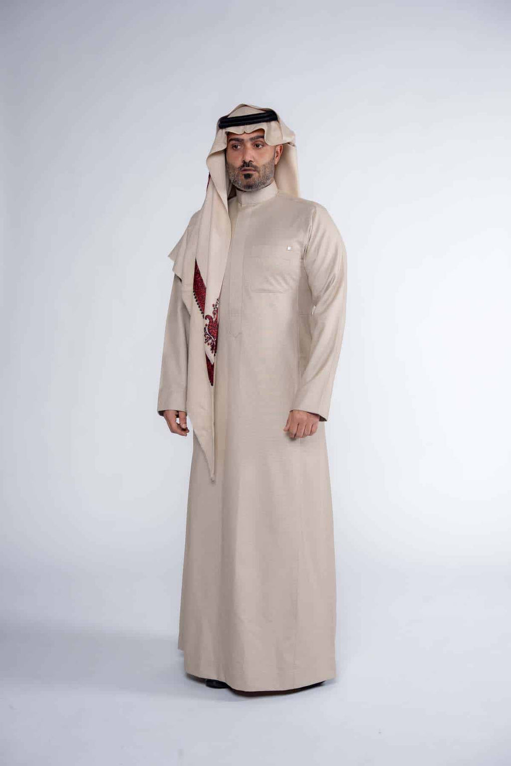 ثوب ري ثوب رجالي شتوي بيج