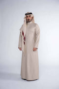 ثوب ري ثوب رجالي شتوي بيج