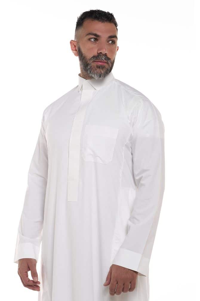 ثوب مزخرف كريمي, رجالي