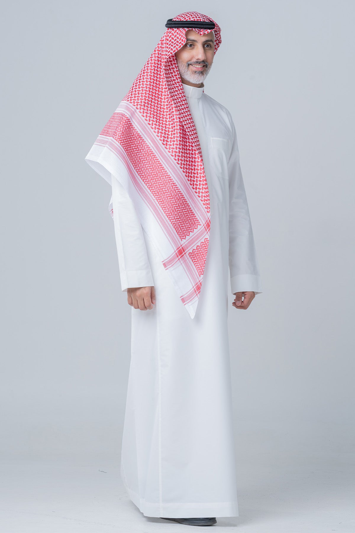 Men's Fanere Al Shiyaka Shemagh - Red