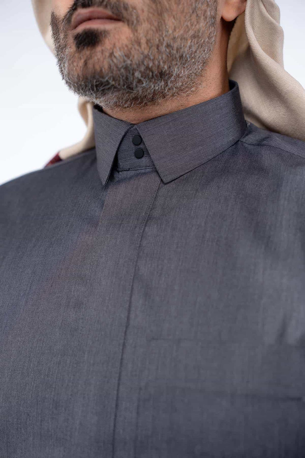 ثوب أعمال شتوي رجالي رمادي