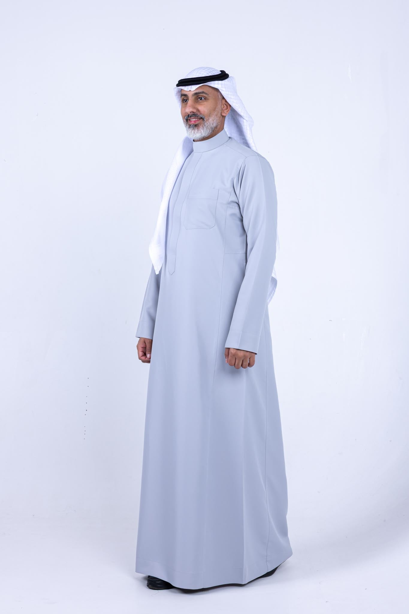 ثوب الشياكة الفاخر سميراميس, لون رمادي فاتح