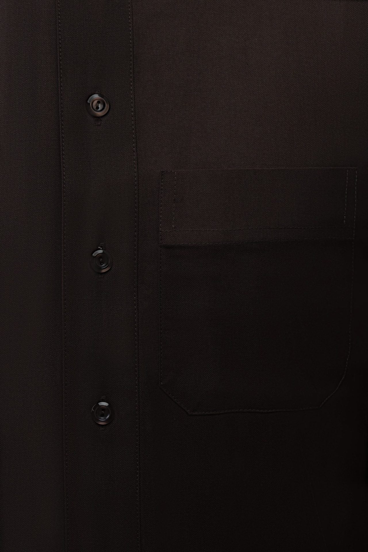 Winter thobe, men's, plain, brown, 2428