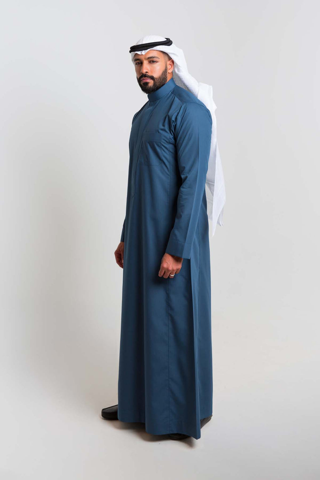ثوب كلاسيك صيفي أخضر