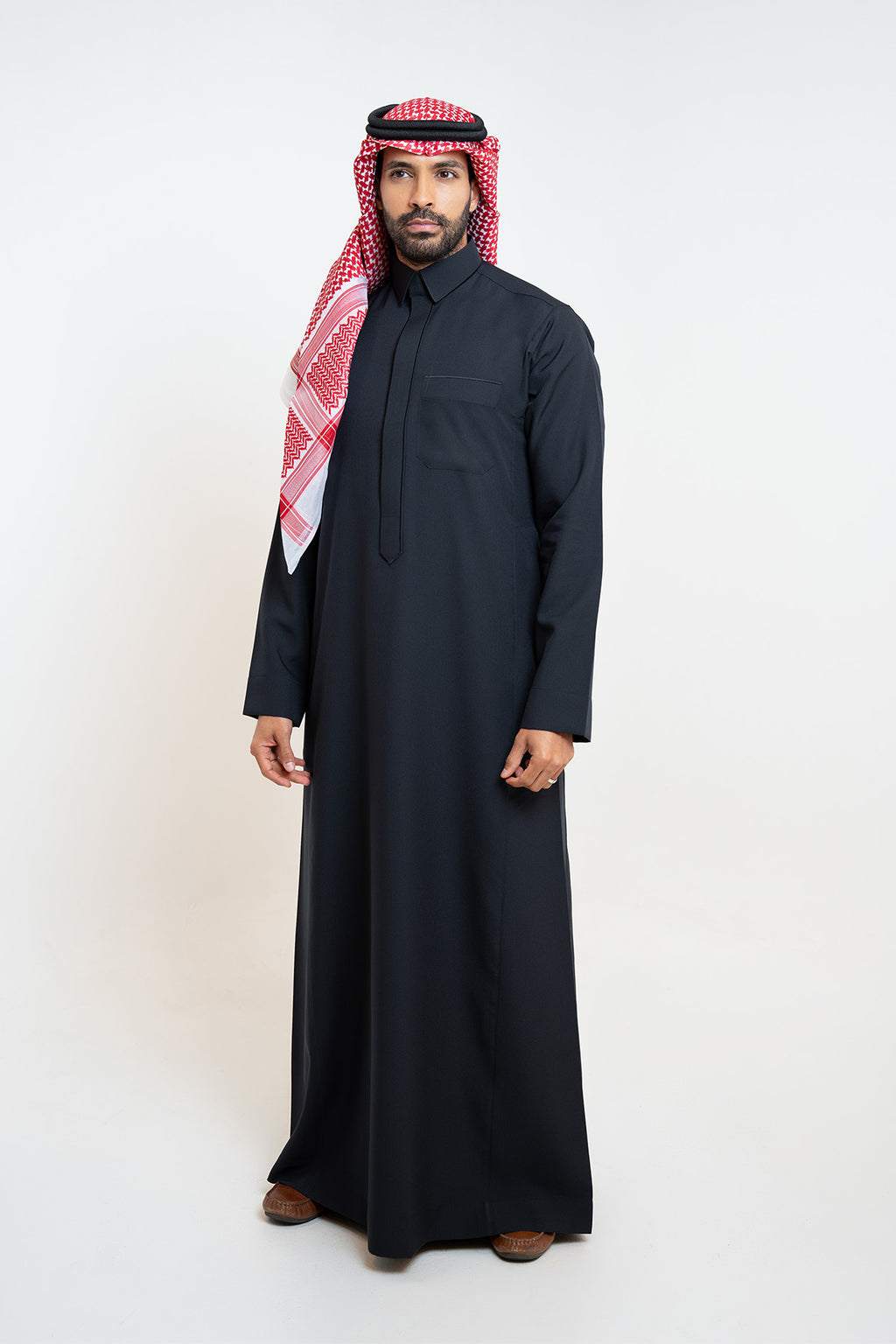 ثوب مزخرف من الشياكة ,سميراميس رجالي, لون أسود