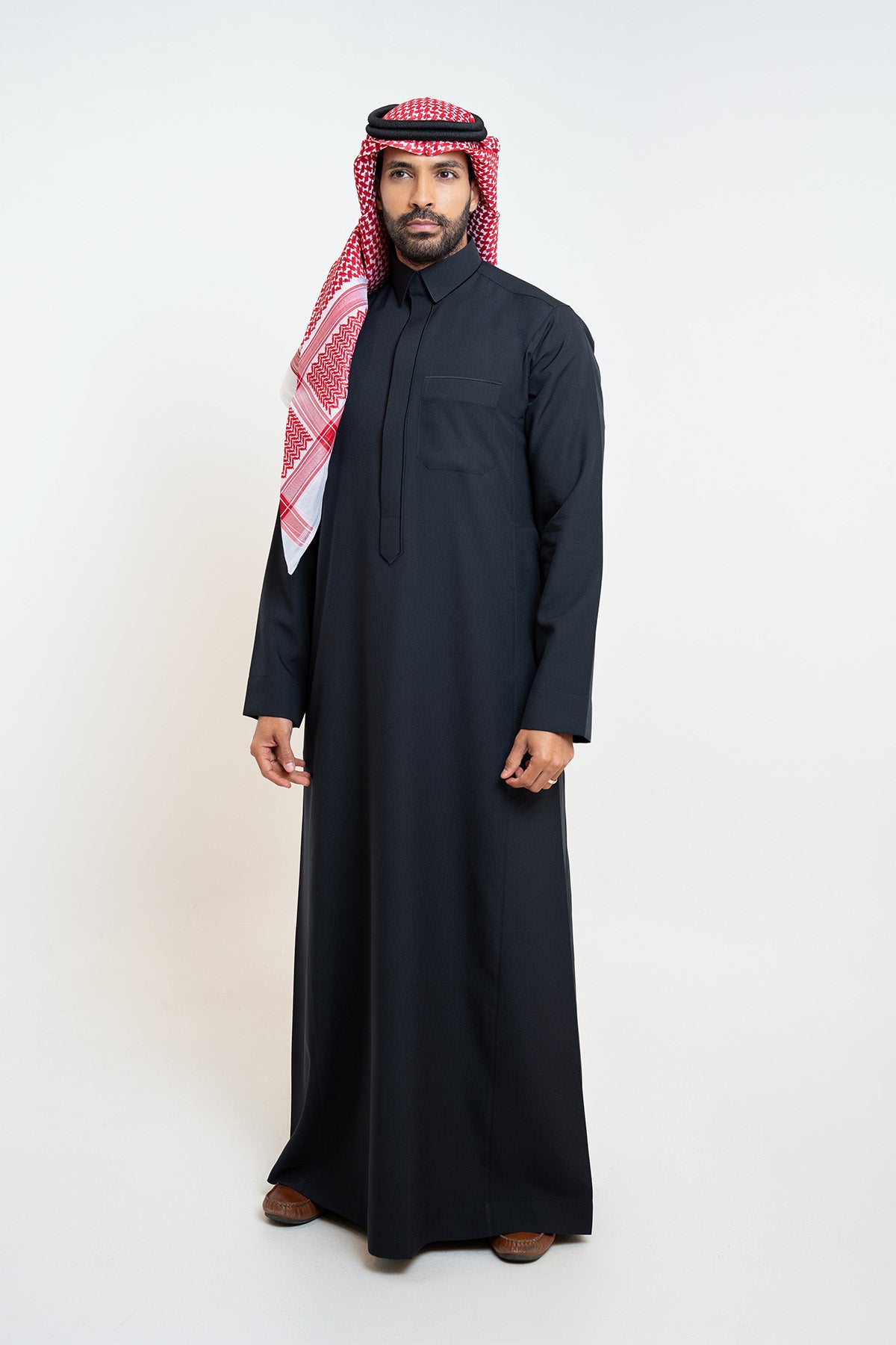 ثوب مزخرف من الشياكة ,سميراميس رجالي, لون أسود