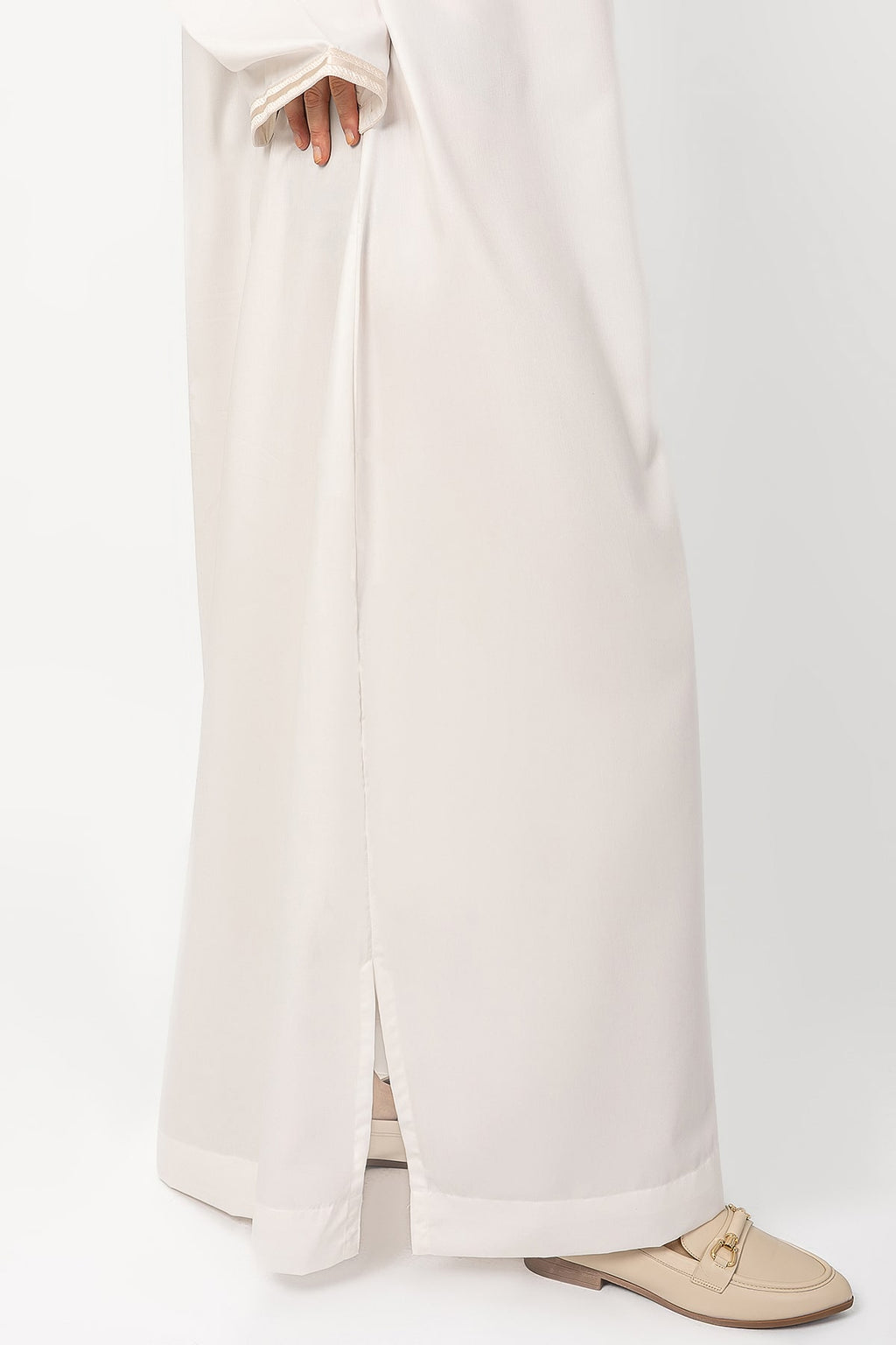 Women's Moroccan Cream Jalabiya