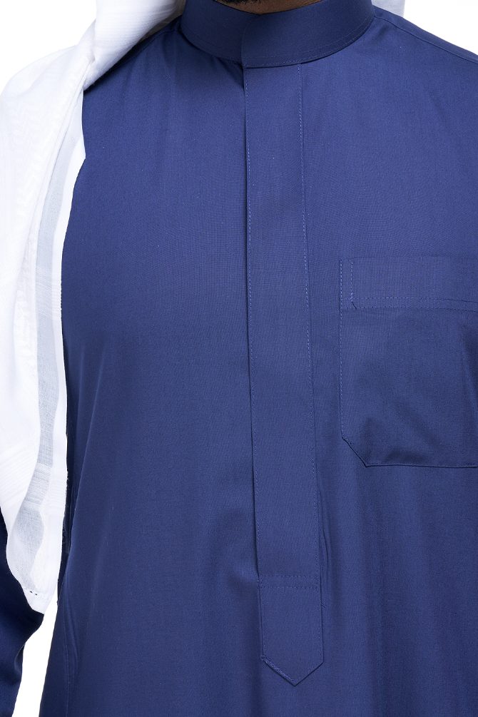 Men's navy summer thobe