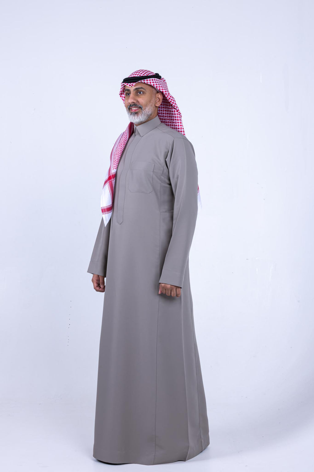Luxurious Elegance Thobe Semiramis, Beige