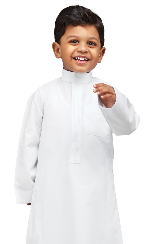 Dress, ornaments, white, boy's