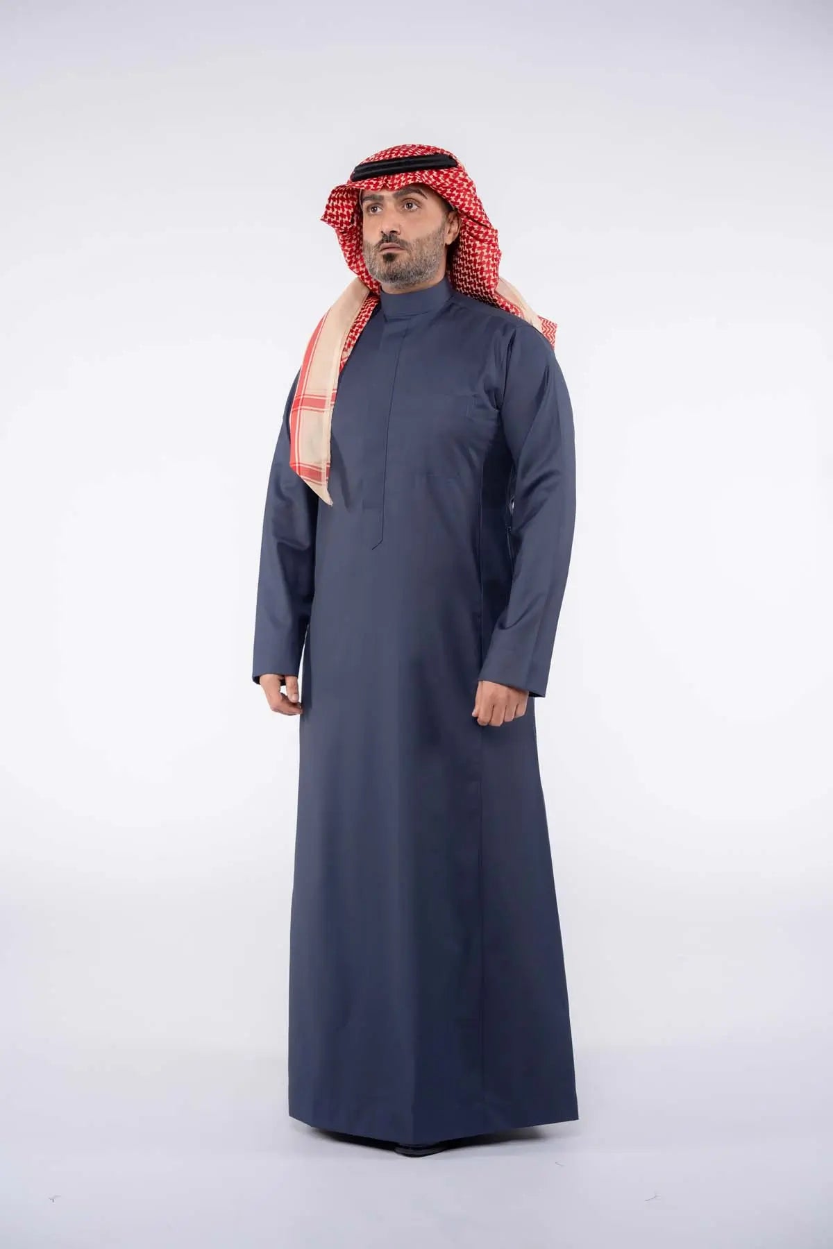 ثوب كلاسيك شتوي رجالي أزرق
