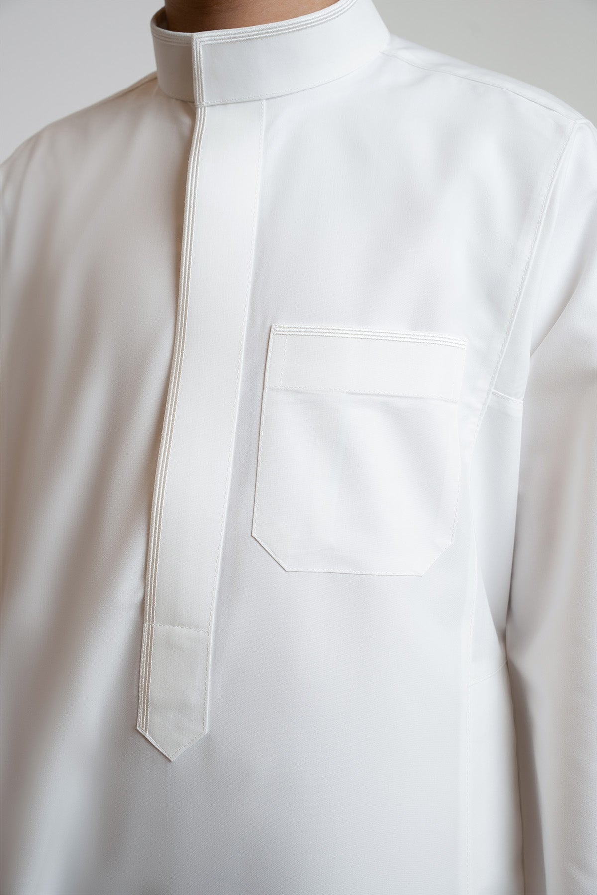 Elegant youth dress with embellishments – cream