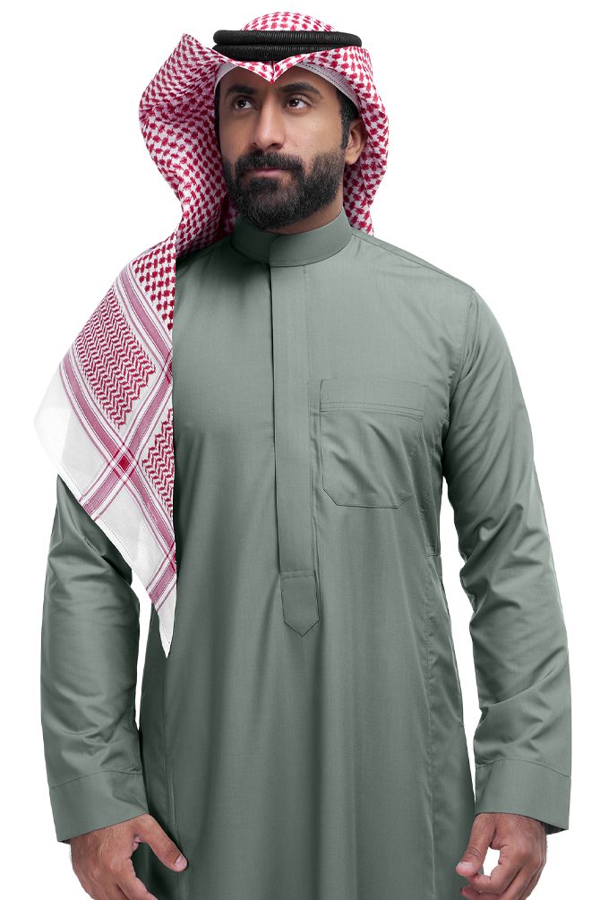 ثوب صيفي زيتي, رجالي