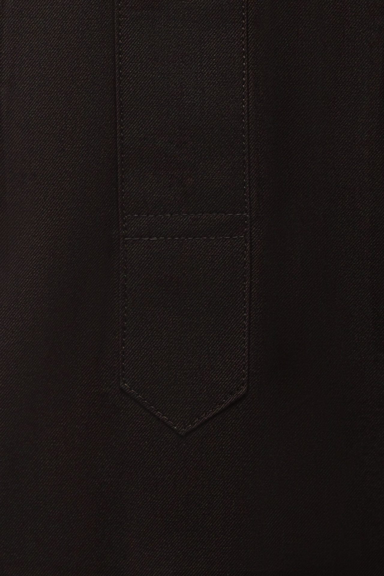 Winter thobe, men's, plain, brown, 2428