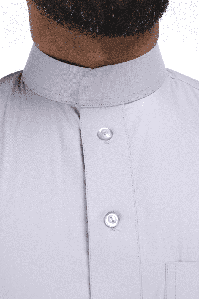 Dress, summer, light gray, men's