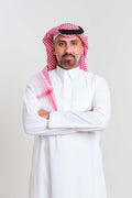Prime Business Thobe - White - Plain Sleeves, Flip Collar