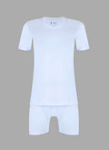 Stylish upgraded youth vest and shorts set