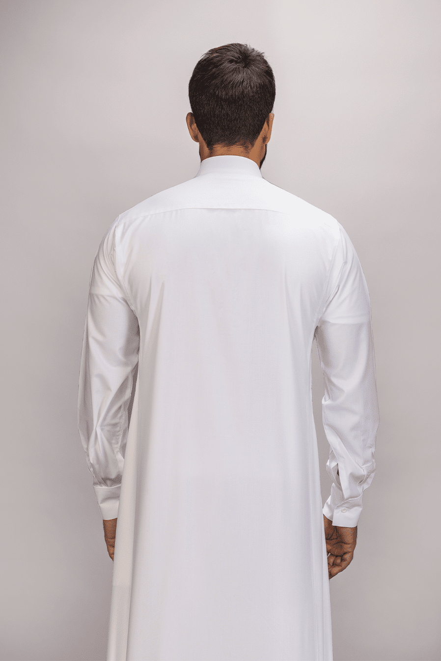 ثوب كلاسيك رجالي, أكمام كبك, كريمي